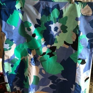 Fun blue and green summer skirt!!!!